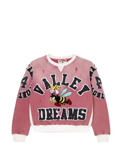 Vale Insignia Crewneck Sweater In Pink
