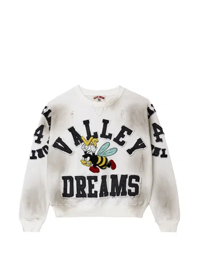 Vale Insignia Crew-neck Sweatshirt In White
