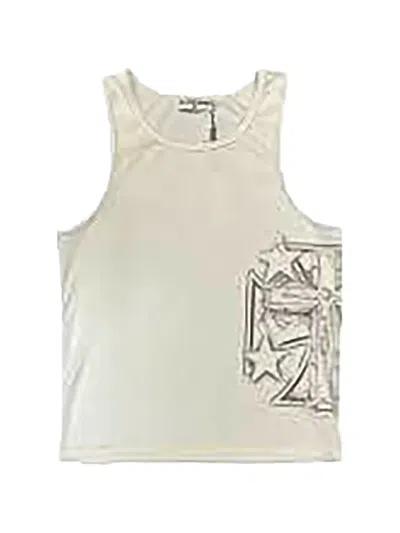 Vale Jesus Star-print Tank Top In Neutral