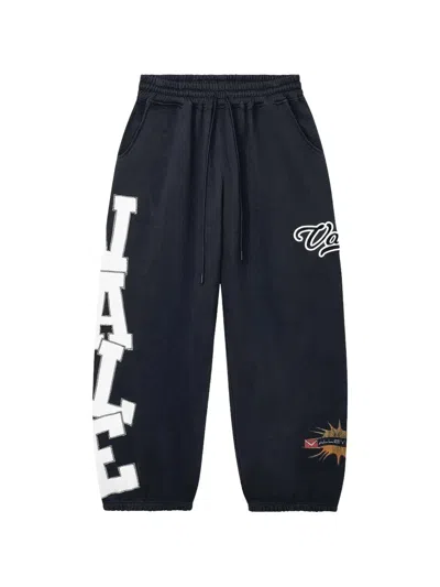Vale Lego Logo-print Cotton Track Pants In Blue