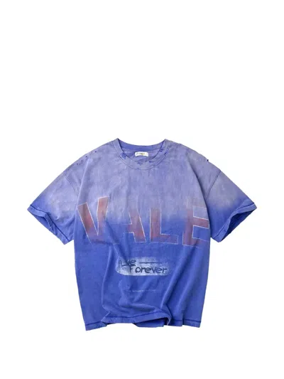 Vale Logo-print T-shirt In Blue