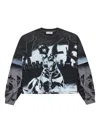 Vale Monochrome Long-sleeve Sweatshirt In Black
