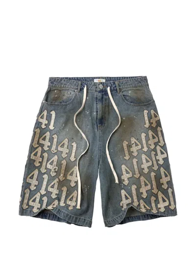 Vale Patchwork Drawstring Shorts In Multi