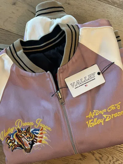 Pre-owned Vale Pink Reverso Sukajan Jacket