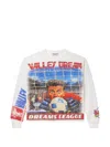 Vale Printed Sweatshirt In White