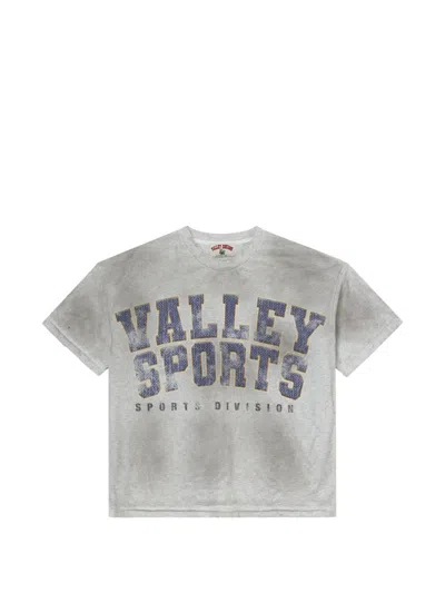 Vale Printed T-shirt In Gray