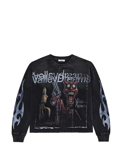 Vale Psychopath Long-sleeve Sweatshirt In Black