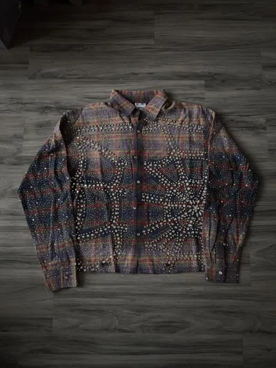 Pre-owned Vale Purple Fever Crystal Flannel