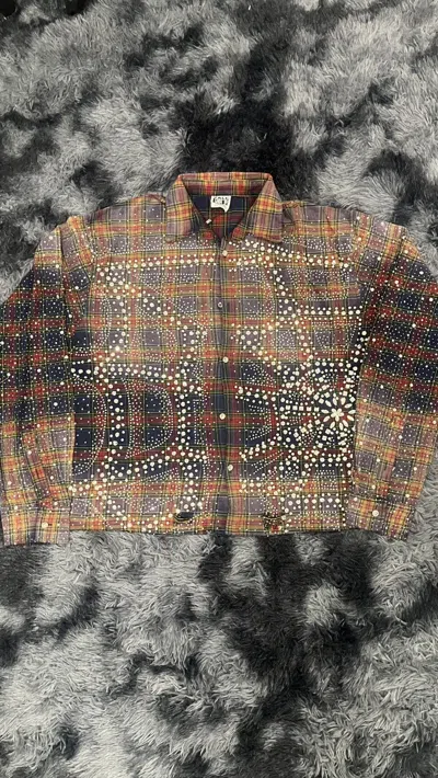 Pre-owned Vale Purple Fever Flannel In Multi