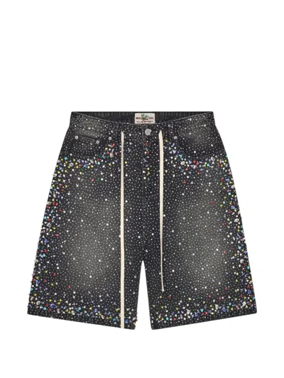 Vale Rainstorm V2 Crystal-embellished Shorts In Black