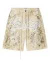 Vale Reeses Embellished Shorts In Neutral