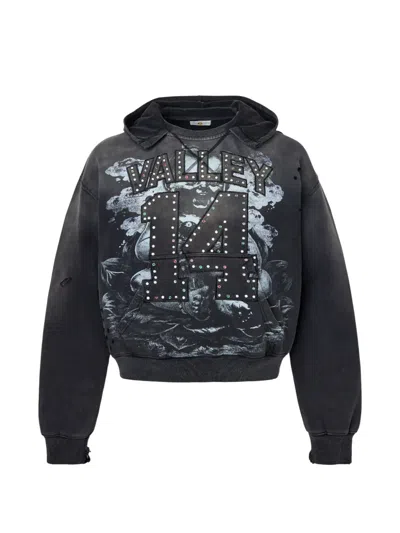 Vale Religion Graphic-print Hoodie In Black