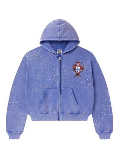 Vale Sea Cluster Zip-up Hoodie In Blue