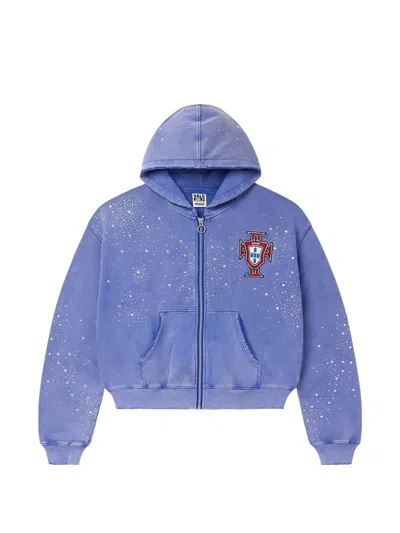 Vale Sea Cluster Zip-up Hoodie In Blue
