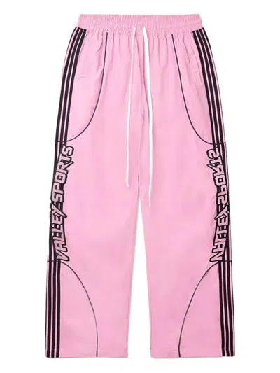 Vale Side-striped Track Pants In Pink