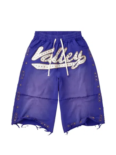 Vale Skittle Crystal-embellished Shorts In Multi