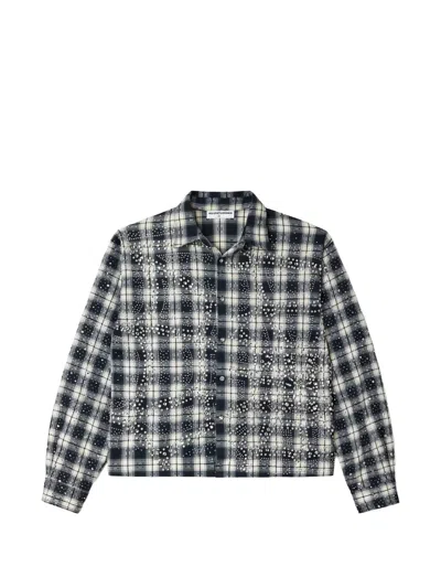 Vale Starlight Crystal-embellished Shirt In Black