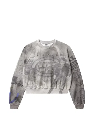 Vale Stone Crew-neck Sweatshirt In Gray