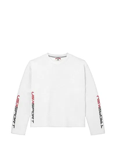 Vale Vsx Thermal Sweatshirt In White