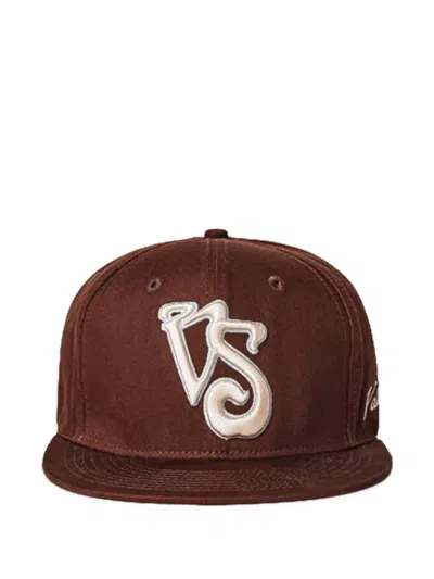 Vale X Nyc Logo-embroidered Hat In Brown