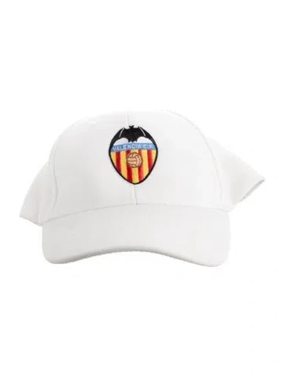 Pre-owned Valencia White Embroidered Cap W/tags