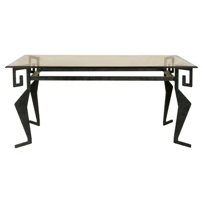 Pre-owned Valenti Brutalist Cast Iron Center Table By , Circa 1970, Spain In Black