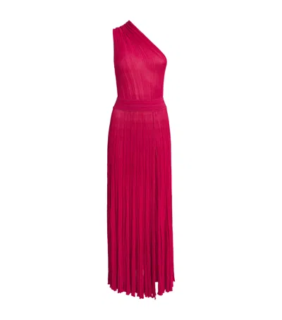 Valenti Knitted One-shoulder Maxi Dress