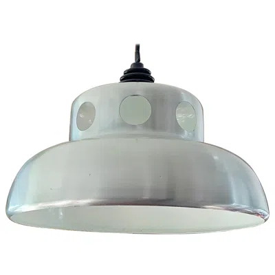 Pre-owned Valenti Mid-century Aluminium Pendant Chandelier By Isao Hosoe For . Italy 1960s In Transparent