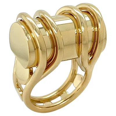Pre-owned Valentin Magro 18k Yellow Gold Barrel Ring