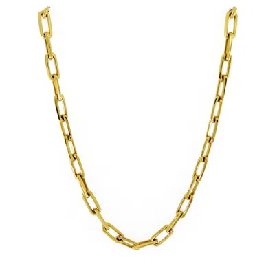 Pre-owned Valentin Magro 18k Yellow Gold Faceted Link Chain Necklace