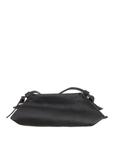 Valentina Banella Mini Raw Cut Leather Bag
