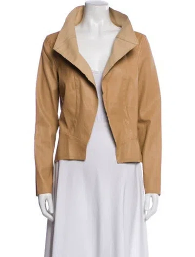 Pre-owned Valentina Kova Leather Blazer In Neutral