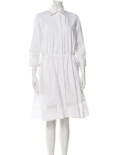 Pre-owned Valentina Kova Midi Length Dress In White