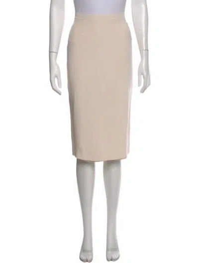 Pre-owned Valentina Kova Midi Length Skirt In Neutral