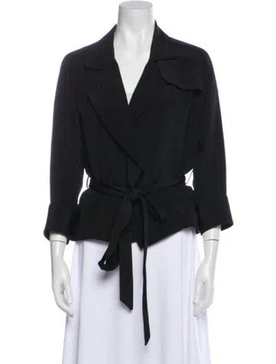 Pre-owned Valentina Kova Silk Evening Jacket In Black