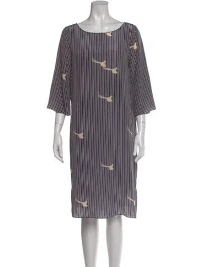 Pre-owned Valentina Kova Silk Knee-length Dress In Multi