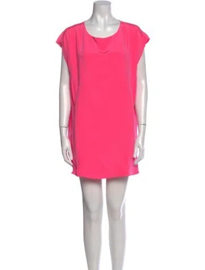 Pre-owned Valentina Kova Silk Mini Dress In Pink