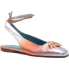 Valentina Rangoni Belinda Palm Tree Appliqué Flat