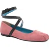 Valentina Rangoni Women's Black / Pink / Purple Birba Flat Ankle Cameo Tiff/black In Cameo Tiff/black