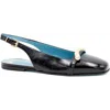 Valentina Rangoni Brina Slingback Flat In Black