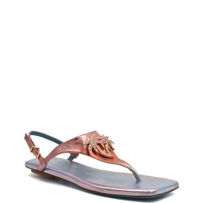 Valentina Rangoni Cleopatra Slingback Sandal In Red