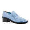 Valentina Rangoni Cortina Block Heel Loafer In Blue