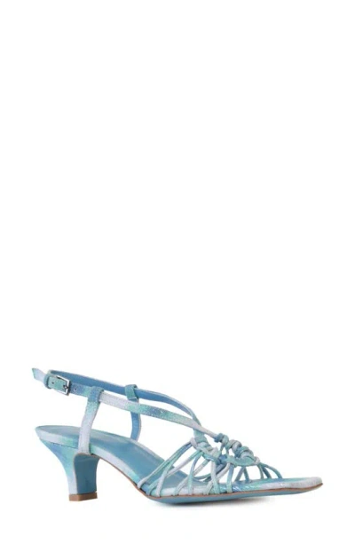 Valentina Rangoni Desta Sandal In Smeraldo Elettrik