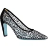 Valentina Rangoni Folgorata Mesh Pump In Black