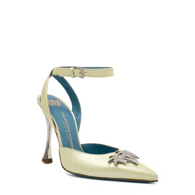 Valentina Rangoni Sirena Palm Tree Appliqué Pump