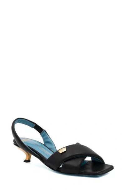 Valentina Rangoni Valery Slingback Sandal In Black
