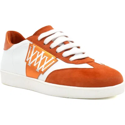 Valentina Rangoni Valetta  Lace Up Sneaker In Jeans Malfe
