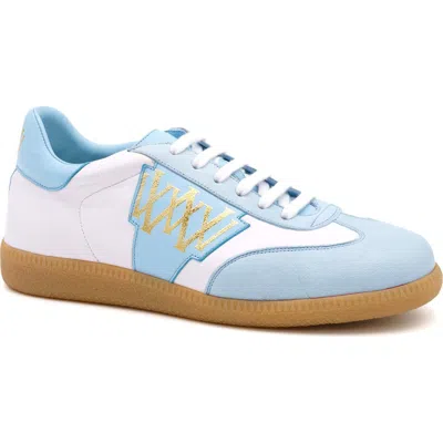 Valentina Rangoni Valetta Sneaker In Jeans/white