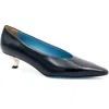 Valentina Rangoni Vamp Low Heel Fashion Pump In Black Mousse