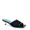 Valentina Rangoni Vesta Low Heel Mesh Slide In Black Nadina